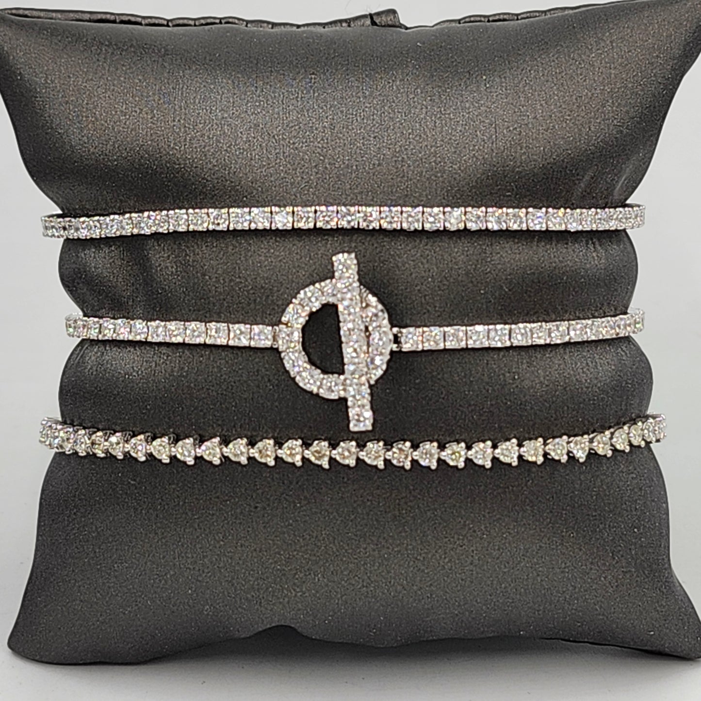 Lab Grown Tennis Bracelet / Eternity Diamond 4 Prong Tennis Bracelet / Diamond Engagement Bracelet/Anniversary gift