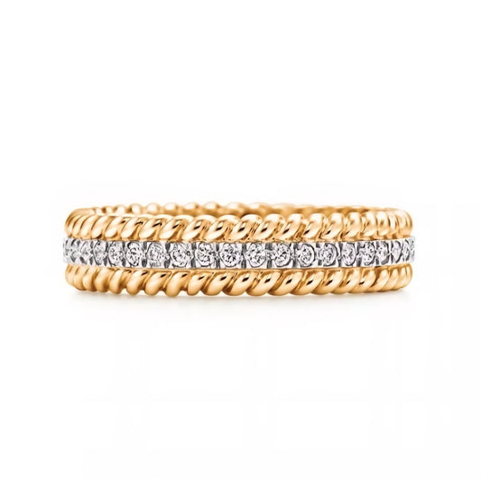 Sean's handmade custom order (Full Eternity Diamond Ring)