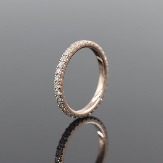 Sean's handmade custom order ( Full Eternity Diamond Ring)