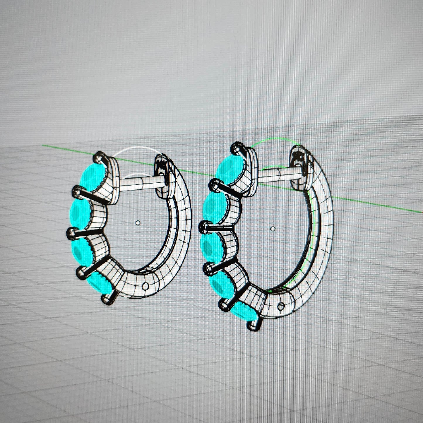 Sean's handmade custom order ( Hoop Earrings Size Upgrade )