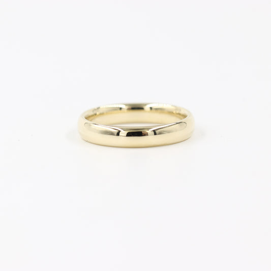 14k Gold Band 3.5mm / Men's and Women's Wedding Ring / Gold Wedding Band /Dainty Ring/ Promise Ring/ Engagement Ring/Delicate