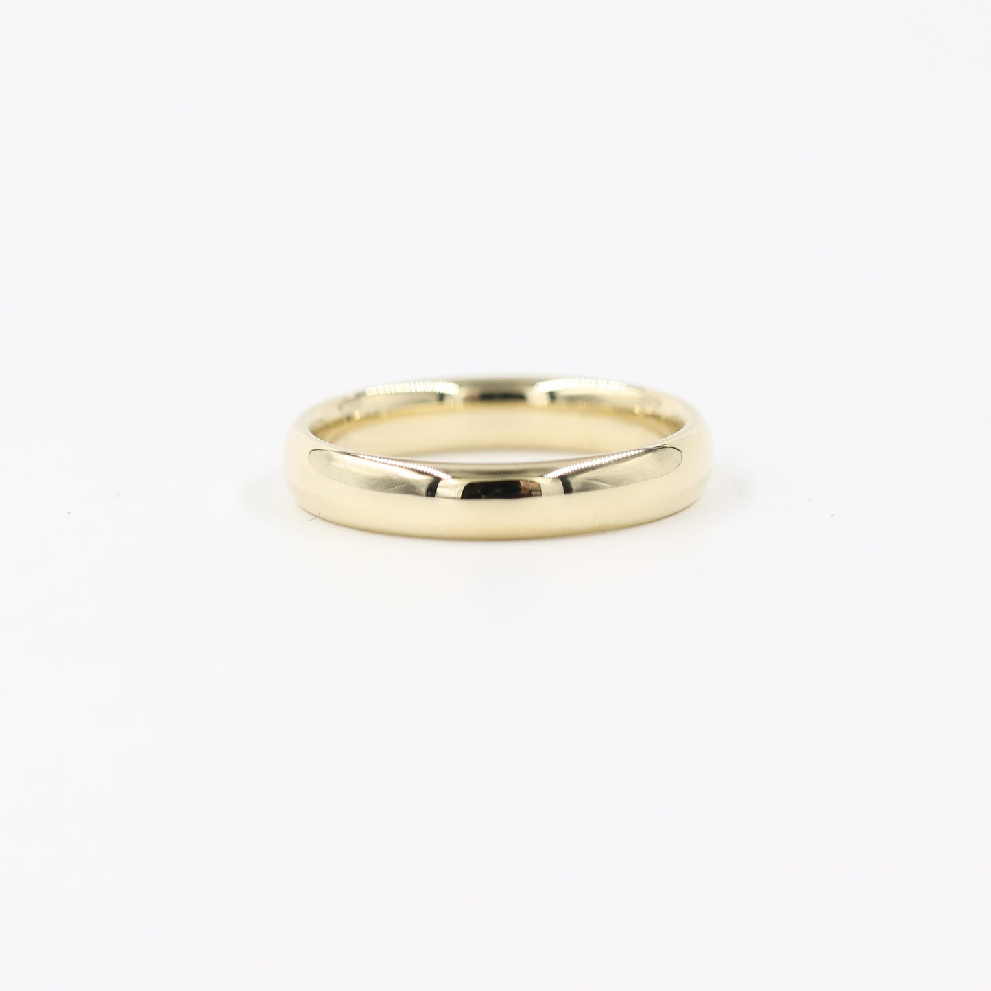 14k Gold Band 4.5mm/ Men's and Women's Wedding Ring/ Gold Wedding Band/ Promise Ring/ Delicate Ring