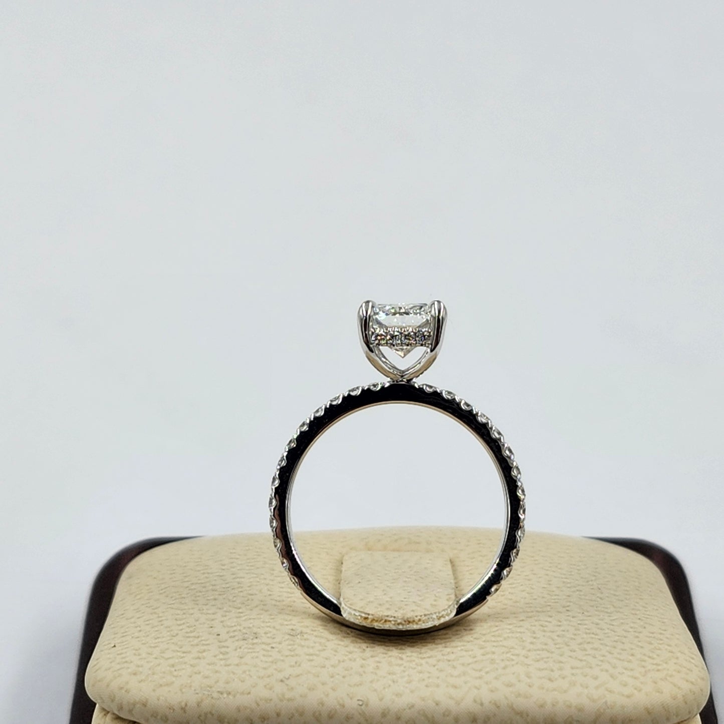 GIA Certificate Radiant Cut Natural diamond Engagement Ring/Platinum,18K gold Radiant Cut Diamond Ring /Stackable diamond Ring/Anniversary gift