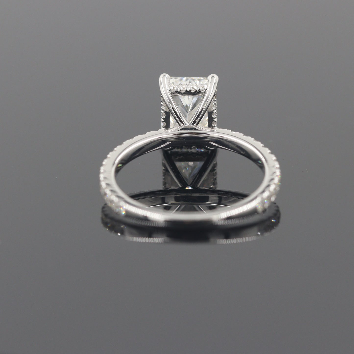 GIA Certificate Radiant Cut Natural diamond Engagement Ring/Platinum,18K gold Radiant Cut Diamond Ring /Stackable diamond Ring/Anniversary gift