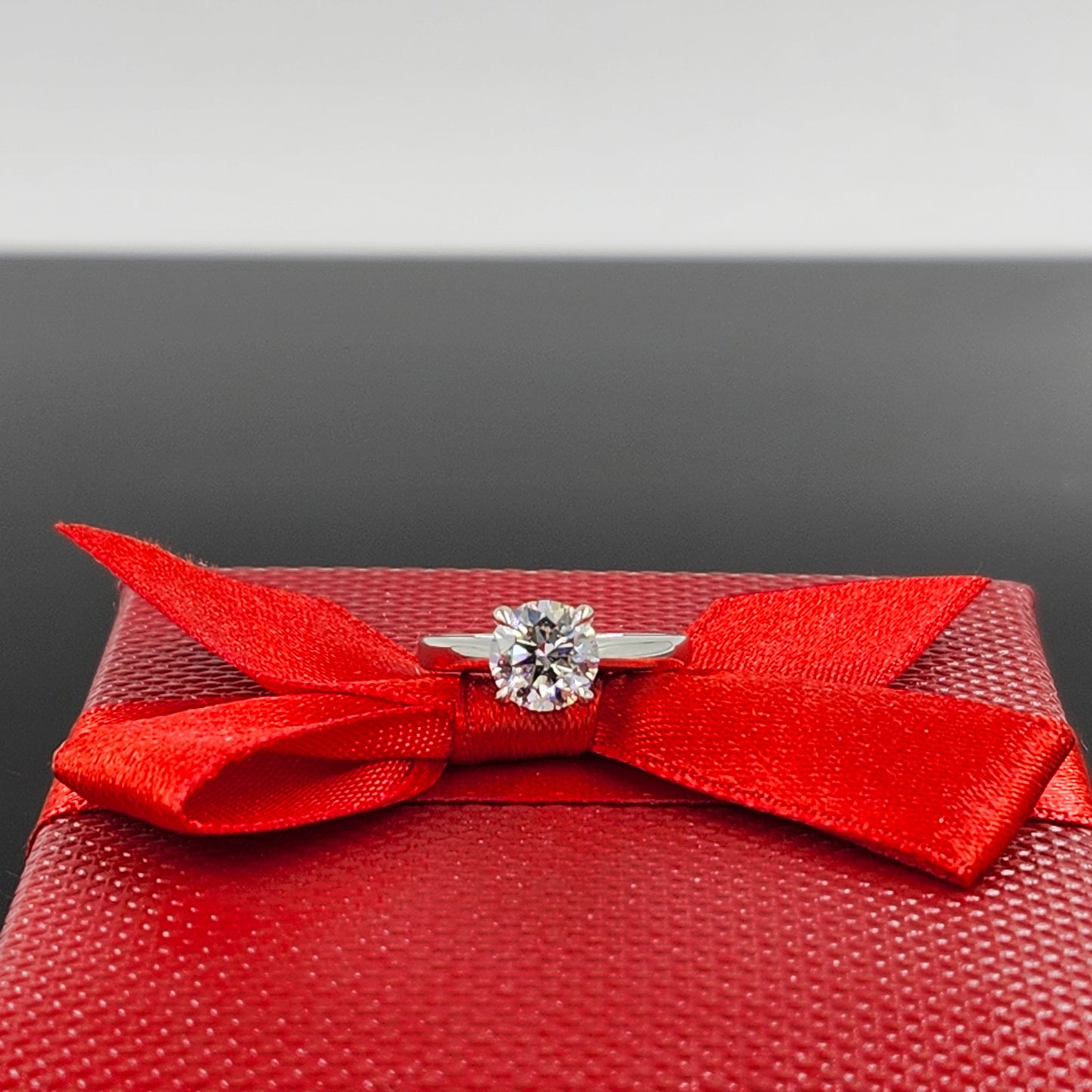 Round Diamond Solitaire Engagement Ring /Platinum 1ct,2ct,3ct IGI Certified Lab Grown Diamond Amazing Solitaire Ring/Anniversary gift