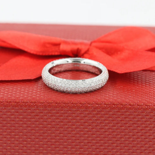 Sean's handmade custom order (Full Eternity Diamond Ring)