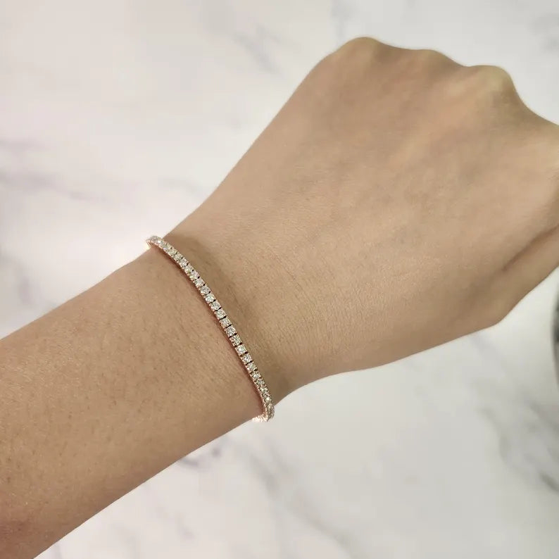 Sean's handmade custom order ( Diamond  Bracelet )