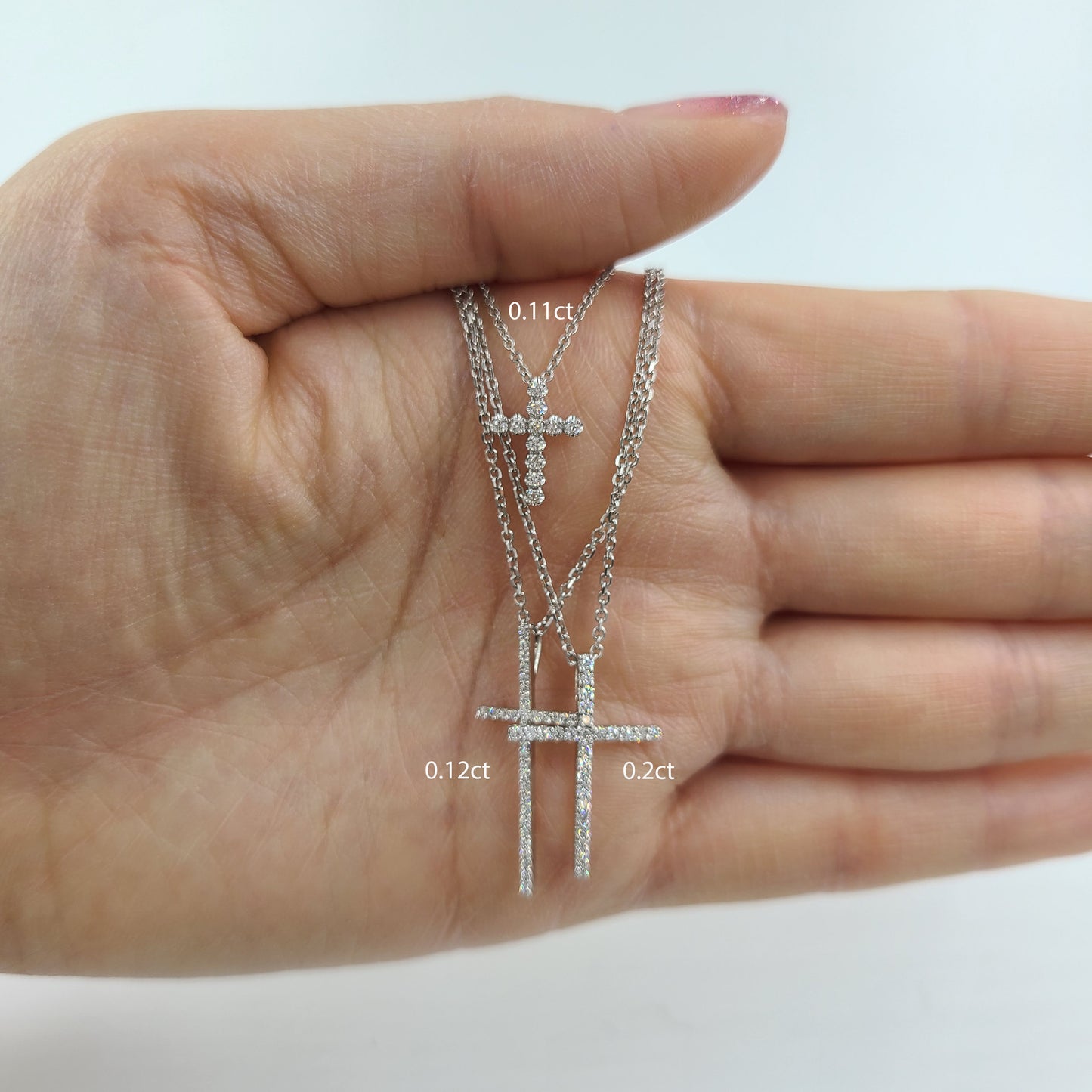 Natural Diamond Cross Necklace /Dainty Simple Cross Necklace/ Adjustable Length/ Religious/ 14K Gold Cross Necklace/ Anniversary Gift