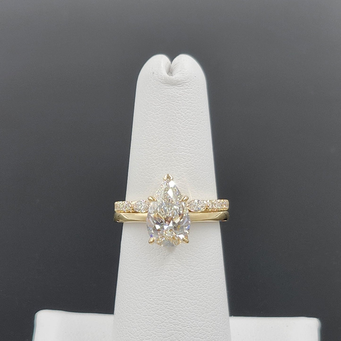 Marquise Diamond Open Stacking Wedding Ring /Diamond Stacking Wedding Ring/Marquise Diamond Matching Band/Anniversary Gift