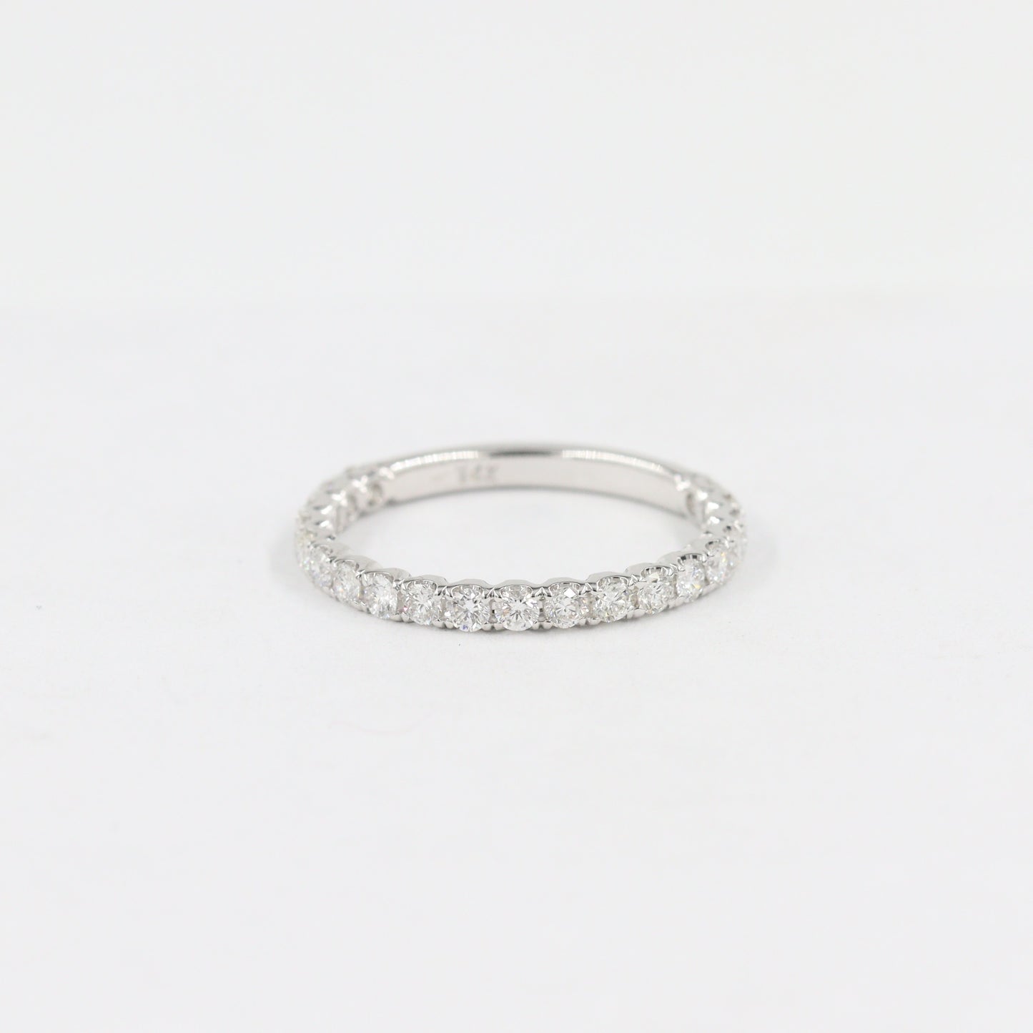 3/4 Round Diamond Wedding Band/Wedding Band/Eternity Diamond Ring/Diamond Minimalist Ring/Diamond Band/Anniversary Gift/Stackable Ring